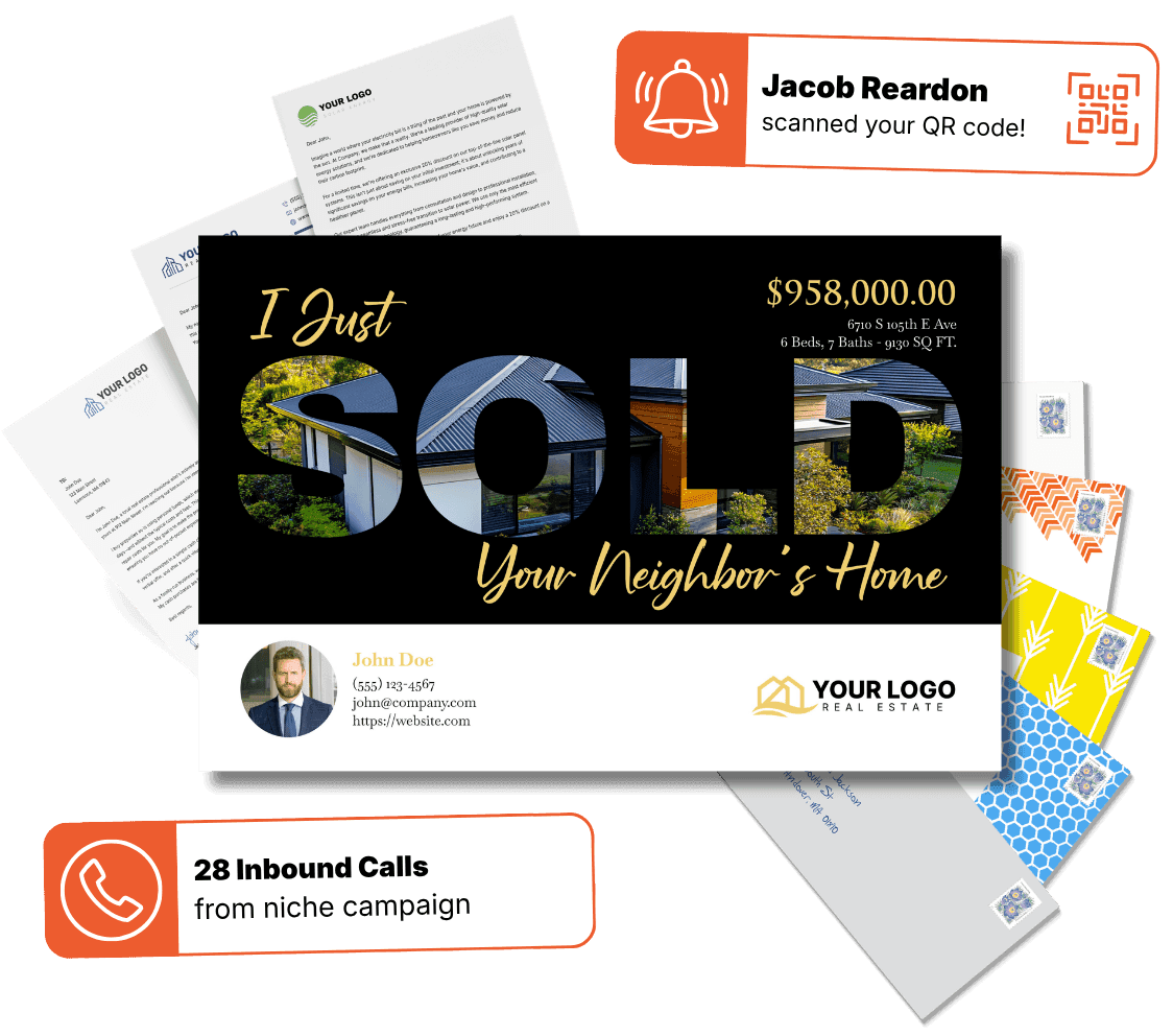 Real estate agent direct mail campaign examples